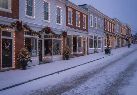 Commercial Holiday Lighting in Newmarket
